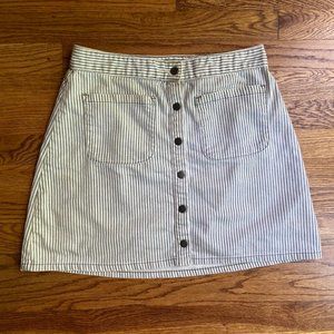 Kimchi Blue Urban Outfitters Striped Skirt